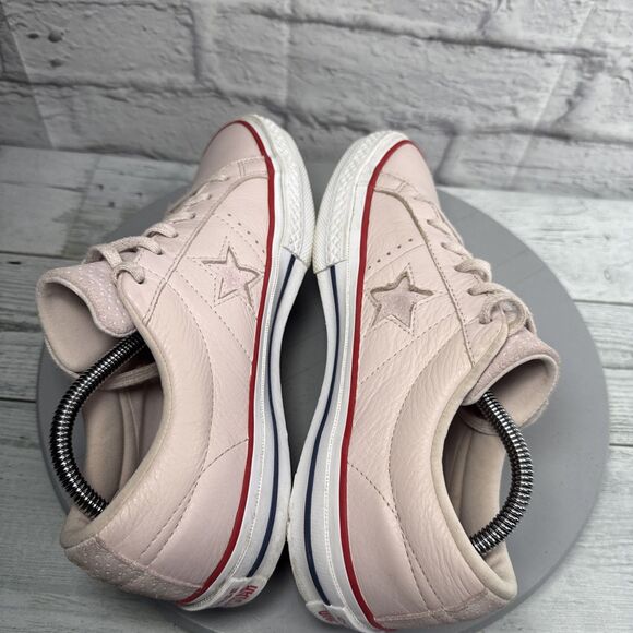 Converse One-Star OX Sakura Barely Rose Pink Leather Sneakers Shoes Women’s 9 - Picture 11 of 14